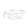thumbnail image 4 of Homitis-Pipra -White-Coffee Table, 4 of 4