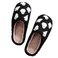thumbnail image 5 of HTHLVMD All Over Ghost Slippers, Cute Pattern House Shoes, Halloween All Over Ghost Slippers Cute Pattern Fuzzy House Shoes Warm Plush Closed Toe Slip On Clog Indoor Footwear, Black 5.5, 5 of 6