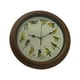 thumbnail image 1 of Reloj de pared de 10 pulgadas, práctico reloj de pared con pájaro cantor, reloj redondo para decoración de aniversario de bodas, 1 of 8