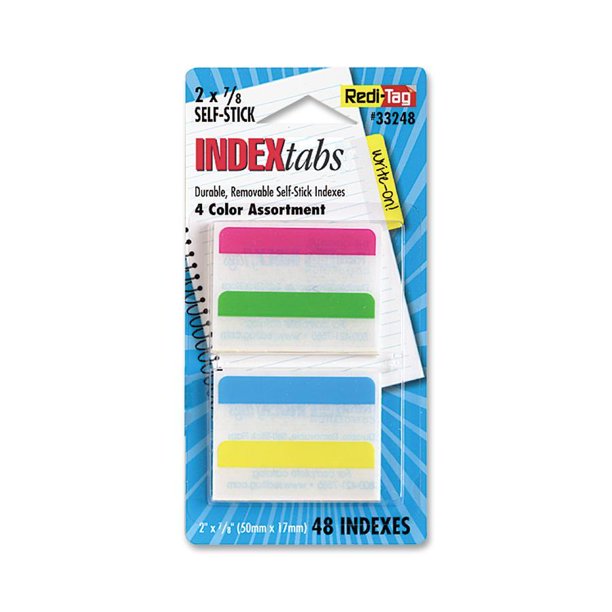 RediTag Index Flags, Assorted, 48 / Pack (Quantity)