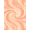 Peach Cream, Pattern 5, variant on ODIKA 8'x10' Washable Area Rug Peach Salmon Ivory Symmetrical Undulating Motion Gradient Smooth for Living Room, Under Sectional, Family , Durable, Non-Slip