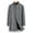 Gray Mens Wool Trench Coat, variant on Mens Trench Coats Long Overcoats Button Down Stand Collar Windbreaker Wool Blend Overcoats