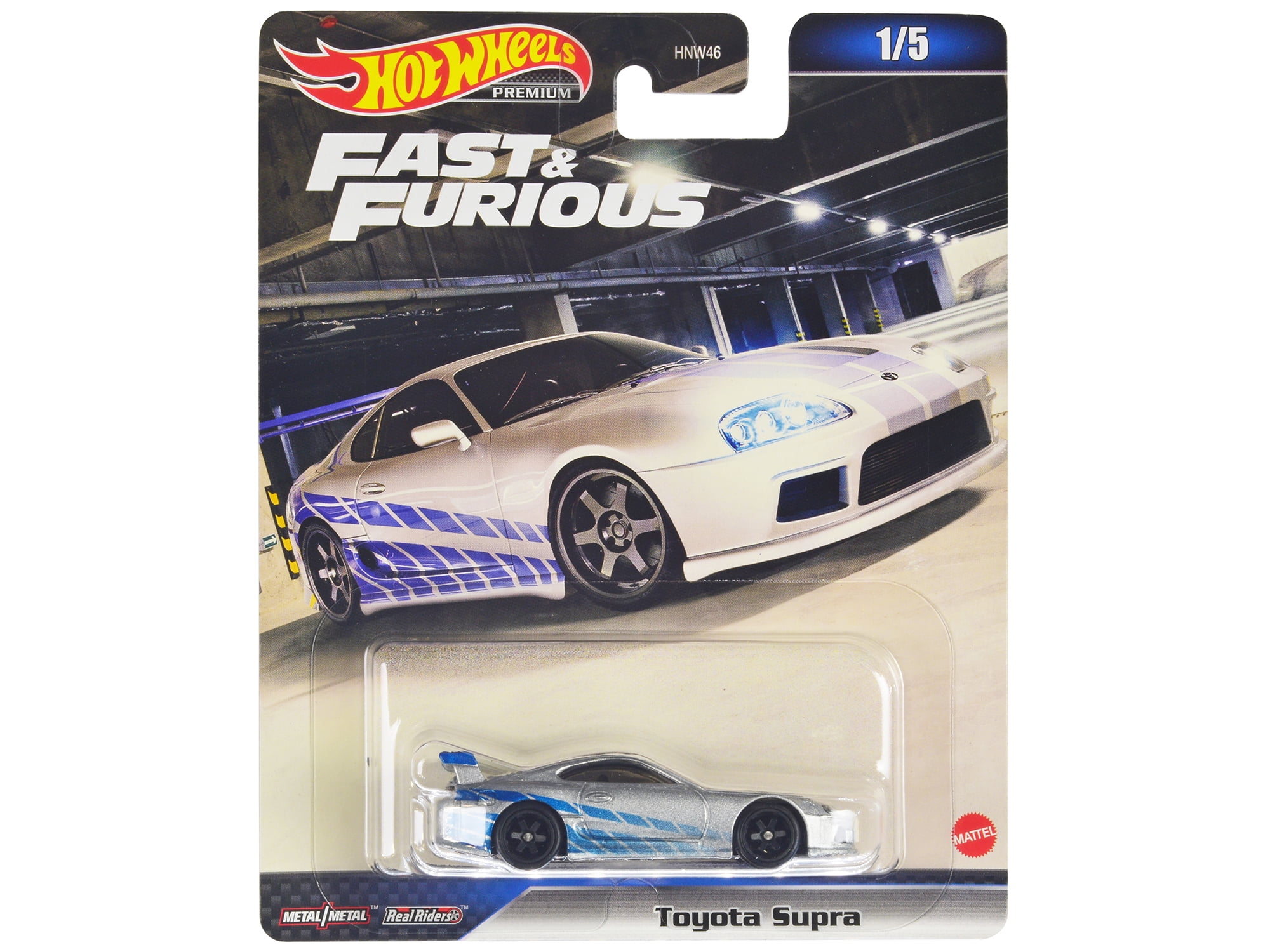 Hot Wheels Fast & Furious 2023 Diecast Model Cars Play Vehicles, 5 Count, 13.4 oz