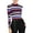 Multicoloured - victorianviolstrip, variant on Rachel Roy Womens Back Cut Out Striped Pullover Sweater, Multicoloured, X-Large