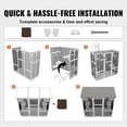 thumbnail image 5 of Dranite Large 7-Level Outdoor Catio, 71x35x67 Inch Cat Enclosure with Platforms & Resting Boxes, 5 of 6