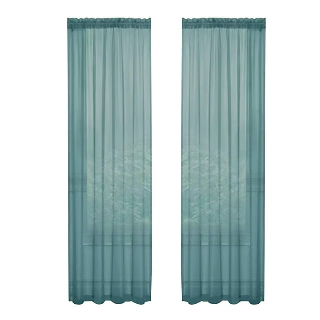 Color Piercing Rod Curtain Finished Curtain Light Transmitting and Opaque Window Screen Custom Hotel Homestay Home Simple Sunshade