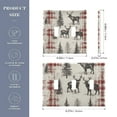 thumbnail image 2 of Yayeee Toggle Light Switch Wall Plate 2-Gang 4.56"x4.48" Decorative Outlet Cover, Beige Deer, 2 of 7