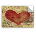 thumbnail image 2 of ArtWall Elena Ray "Red Heart of Gold" Art Appeals Removable Wall Art, 2 of 2