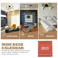thumbnail image 3 of MasteelfCA 1Pc Creative 2023 Mini Calendar Simple Office Tabletop Calendar Paper Calendar, 3 of 7