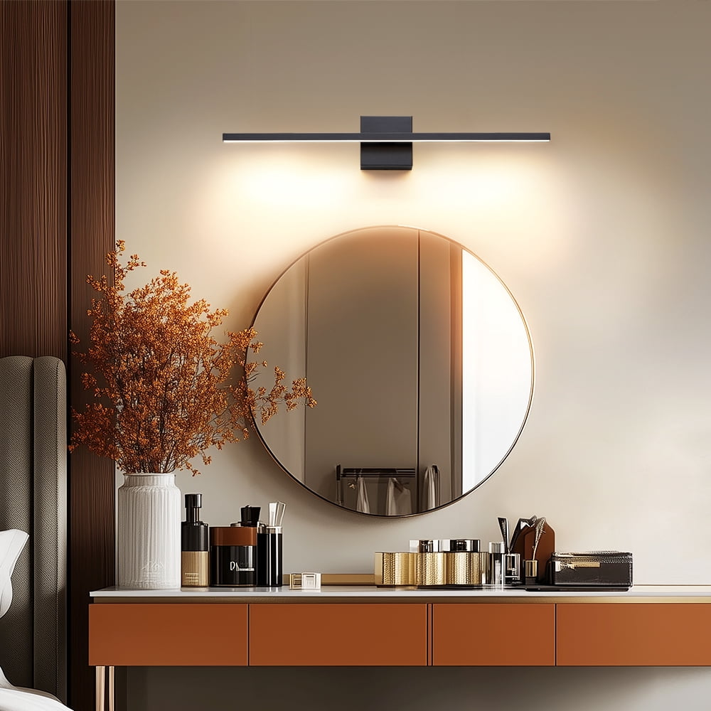EDISHINE LED Bar Light Wall Mounted Vanity Lights for Bathroom Mirror,3000K Warm White 18 Watt