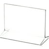 Plymor Clear Acrylic Sign Display / Literature Holder (Top-Load), 5" W x 3" H (24 Pack)