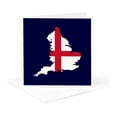 thumbnail image 5 of 3drose, England and St George Cross Flag Rugby and Soccer Emblem, 12 Greeting Cards with Envelopes, 5 of 7