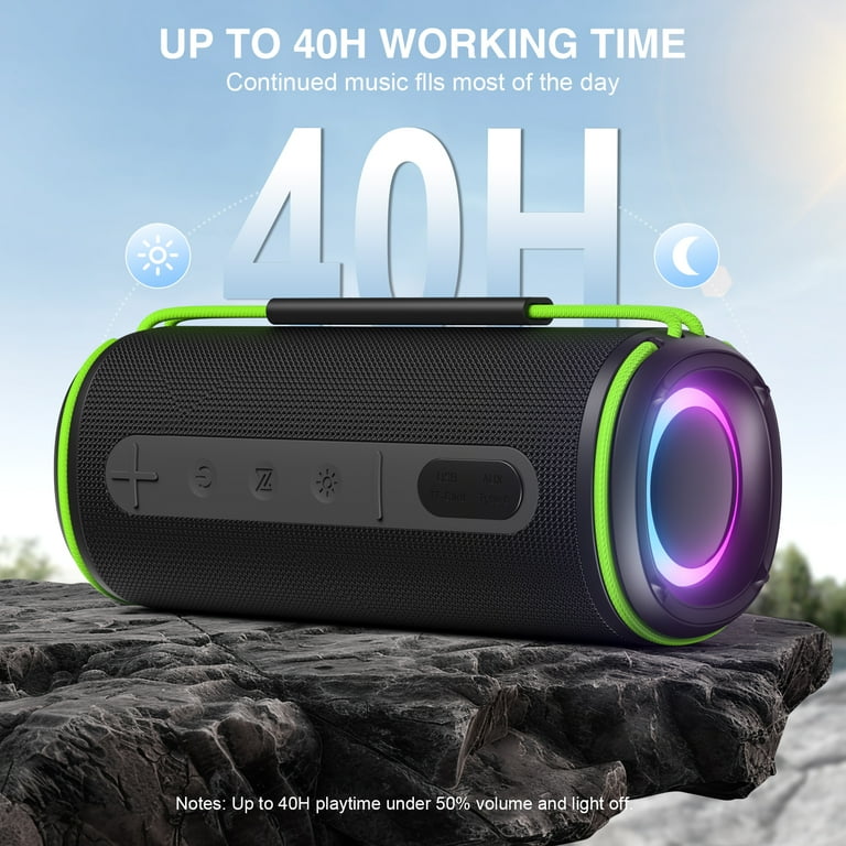 Bluetooth Speaker, 30W Portable Bluetooth Speaker Hi-Fi Stereo 30 Hours Playback, Bluetooth 5.0 Wireless Waterproof IPX6 Built-in Microphone Support Bluetooth Speaker, 30W Portable Bluetooth Speaker Hi-Fi Stereo 30 Hours Playback, Bluetooth 5.0 Wireless Waterproof IPX6 Built-in Microphone Support