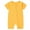 Yellow, variant on breaise Baby Romper Sleeper 2 Way Zipper Short Sleeve Jumpsuit Zipper Footless One-piece Rompers Toddler Kids Solid Color Bodysuit