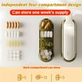thumbnail image 5 of XIRQI 2 in 1 Pill Puncher Tool,Portable Pill Taker Remover,Tablets Pills Blister Pack Opener,Pill Dispenser Storage Box,Tablets Pill Popper for Blister Packs, 5 of 7
