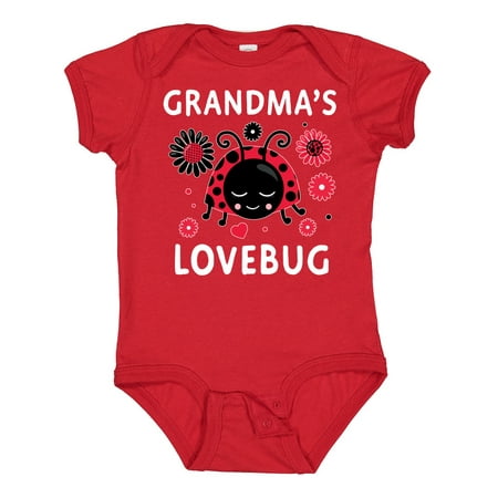 

Inktastic Valentine s Day Grandma s Lovebug Gift Baby Boy or Baby Girl Bodysuit