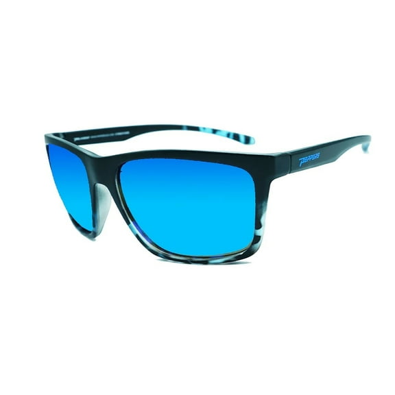 Peppers Topwater Black-Blue Tortoise Fade WithBlue Mirror Sunglasses