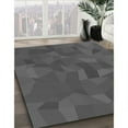 thumbnail image 3 of Ahgly Company Machine Washable Indoor Square Transitional Light Black Area Rugs, 7' Square, 3 of 7