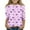 Multicolor a2, variant on Spazoro Toddler Girls 3/4 Sleeve Shirts, Casual Love Print Spring and Fall Round Neck Fashionable Tops for Girls Multicolor Size 7-8T