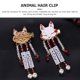 thumbnail image 3 of GAXIRE 1Par Pasadores De Con Borlas Y De Animal Para Mujer Accesorios Chinos Coloridos, 3 of 8