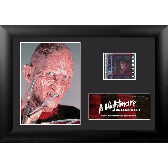 A Nightmare On Elm Street (Freddy Close Up) Minicell FilmCells Framed Desktop Presentation USFC5515