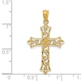 thumbnail image 3 of FB Jewels 14k Yellow Gold Cross Pendant, 3 of 4
