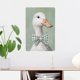 thumbnail image 2 of Letreros metálicos de hojalata con diseño de pato blanco con pajarita a cuadros, decoración de pared de 8 x 12 pulgadas, 2 of 8