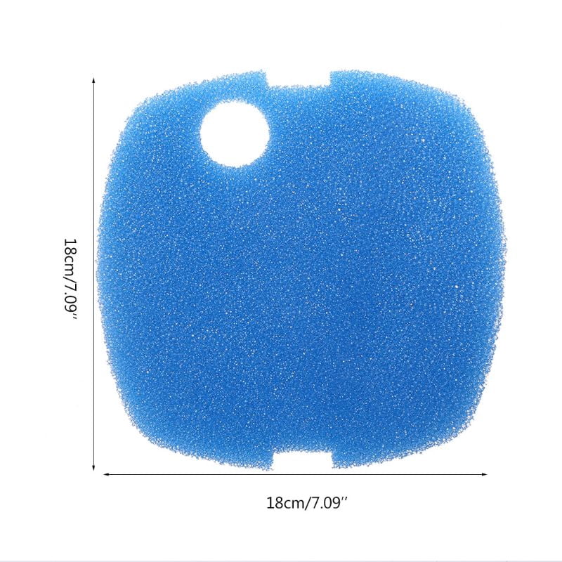 Zecic 10 Pack Fish for Tank Canister Filter Media Sponge Replacement Foam Pad for Aquarium Mechanical and Biological Filtratio