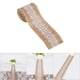 thumbnail image 5 of ZPSHYD Cinta de Camino de Mesa de arpillera, 6 Tipos de Cinta de arpillera de Yute Natural con Encaje Blanco Estilo rústico decoración Artesanal para Fiesta de Boda(6), 5 of 5