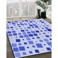 thumbnail image 3 of Ahgly Company Machine Washable Indoor Rectangle Transitional Heavenly Blue Area Rugs, 4' x 6', 3 of 7