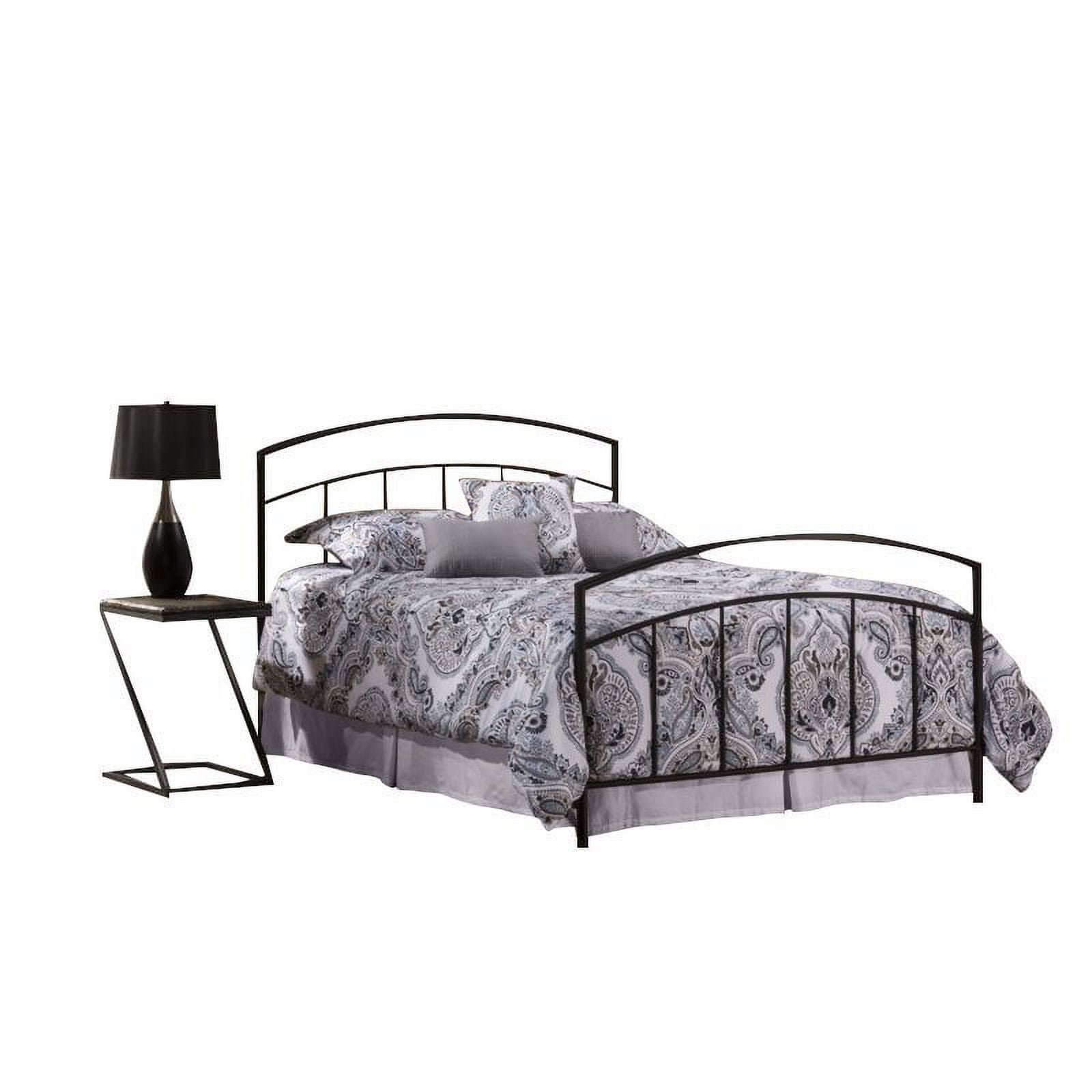 Hillsdale Furniture Julien Metal Queen Bed, Textured Black