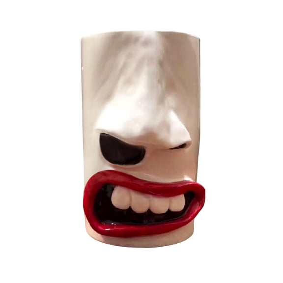 SLYNSHome Tissues Holder Tissue Box Cover for Table Decoration Resin Crafts Funny Nose Statue Desk Ornament for Home Office Car
