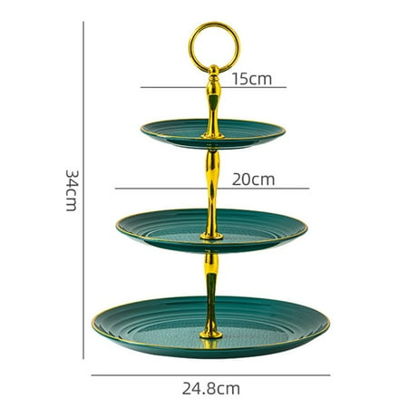 

Cupcake Display 3 Tier Table Trays Fruit Plate Cake Stand Dessert Holder