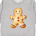 thumbnail image 3 of Inktastic Gingerbread Man Cookie Toddler Sweatshirt, 3 of 4