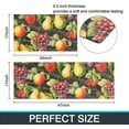 thumbnail image 3 of Fall Fruit Kitchen Rugs Set 2 Piece Vintage Black Farmhouse Decorative Rug Runner for Kitchen Low-Profile Floor Mats Decorations for Home Kitchen (17"x48"+17"x30"), 3 of 6