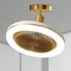 thumbnail image 3 of Luz de ventilador de techo de 30 W, ventilador eléctrico de viento de 3 velocidades, luz de techo silenciosa para la habitación del hogar, 3 of 8