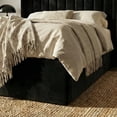 thumbnail image 4 of Velets King Bed Frame with Hydraulic Lift Storage, Upholstered Platform Bed, Tufted Headboard, Wood Slats, No Box Spring Needed, 4 of 8