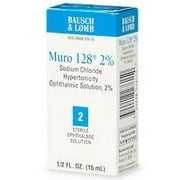 Muro 128 2% Sterile Ophthalmic Eye Solution - 0.5 Oz (15 Ml), 6 Pack