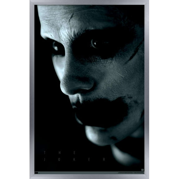 DC Zack Snyder's Justice League - Joker Close-up Wall Poster, 22.375" x 34", Framed