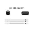 thumbnail image 2 of 2X 3 to 16 Pin Motorcycles OBD Adaptors OBD2 Diagnostic Cable Extension Connectors for Motorcycles Accessories, 2 of 6
