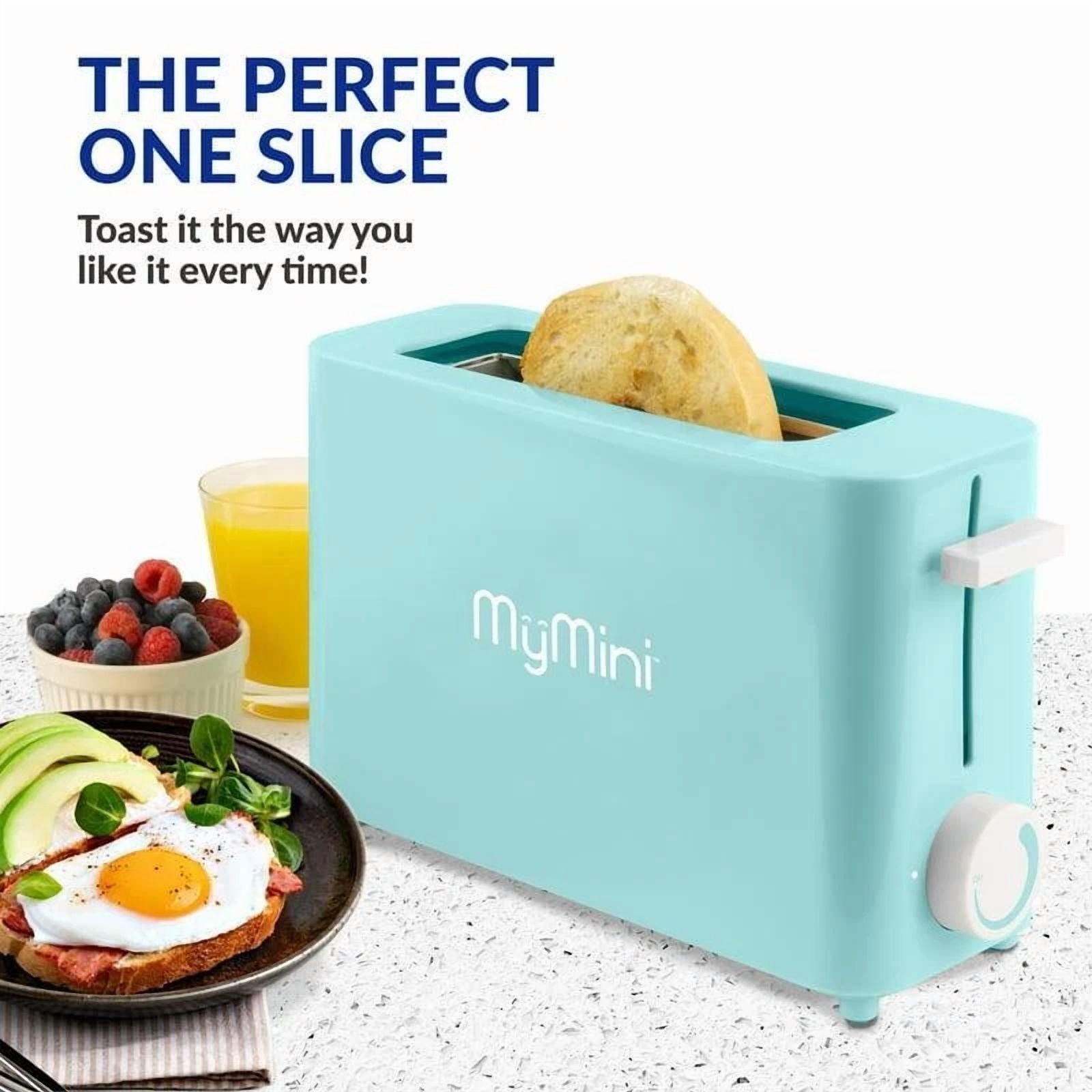 CRESTIN- Compact Single Slice Toaster Ideal Dorms & Travel Mindful Eating Gift-Ready New