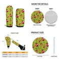 thumbnail image 6 of Yuyamidu Ladybug Auto Seat Cover Full Set Fit for Most Cars SUV Van Truck Floor Mats Steering Wheel Cover Seat Belt Pad Cover Handbrake Cover Set Cup Mat 15 Pack Green Car Accessories, 6 of 6