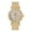 Beige, variant on Stand Out Get Noticed! Big Face Ladies Bejeweled Rubber Iced Out Colorful Watch with Genuine Rhinestone Diamond Accents - Touch of Female Celebrity Glamour - ST10800 Coral