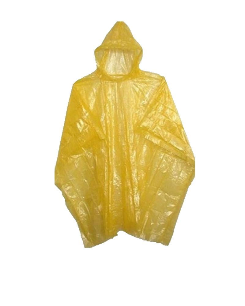 12 PCS EMERGENCY DISPOSABLE ADULT RAIN PONCHO