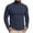Navy D, variant on Stamzod Mens High Neck Long Sleeve Shirts Casual Loose Fit Base Tee Tops Dark Gray M