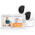 thumbnail image 1 of Monitor para bebés iFamily 7 Large Split con 2 cámaras HD 1080P, 1 of 9