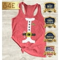thumbnail image 2 of S4E Women's Santa Suit Elf Christmas Holiday Costume Racerback Slim Fit X-Large Red, 2 of 4