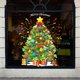 thumbnail image 1 of Pegatinas de decoración de Feliz Navidad para ventana, pegatina de pared de alce de Papá Noel, decoración de exhibición de ventana de puerta de hogar, Feliz Año Nuevo, bricolaje, nuevo, 1 of 4