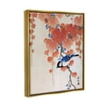 thumbnail image 3 of Stupell Industries Koolmees op Paulownia Tak Ohara Koson Classic Bird Painting Painting Metallic Gold Floating Framed Canvas Print Wall Art, Design by one1000paintings, 3 of 9