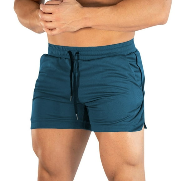 Wotryit Cargo Pants for Men, Color Brace Solid Mens Sports Beach Multicolor Shorts Pants Mens Pants Cargo Shorts for Men, Mens Shorts Casual Blue 3XL